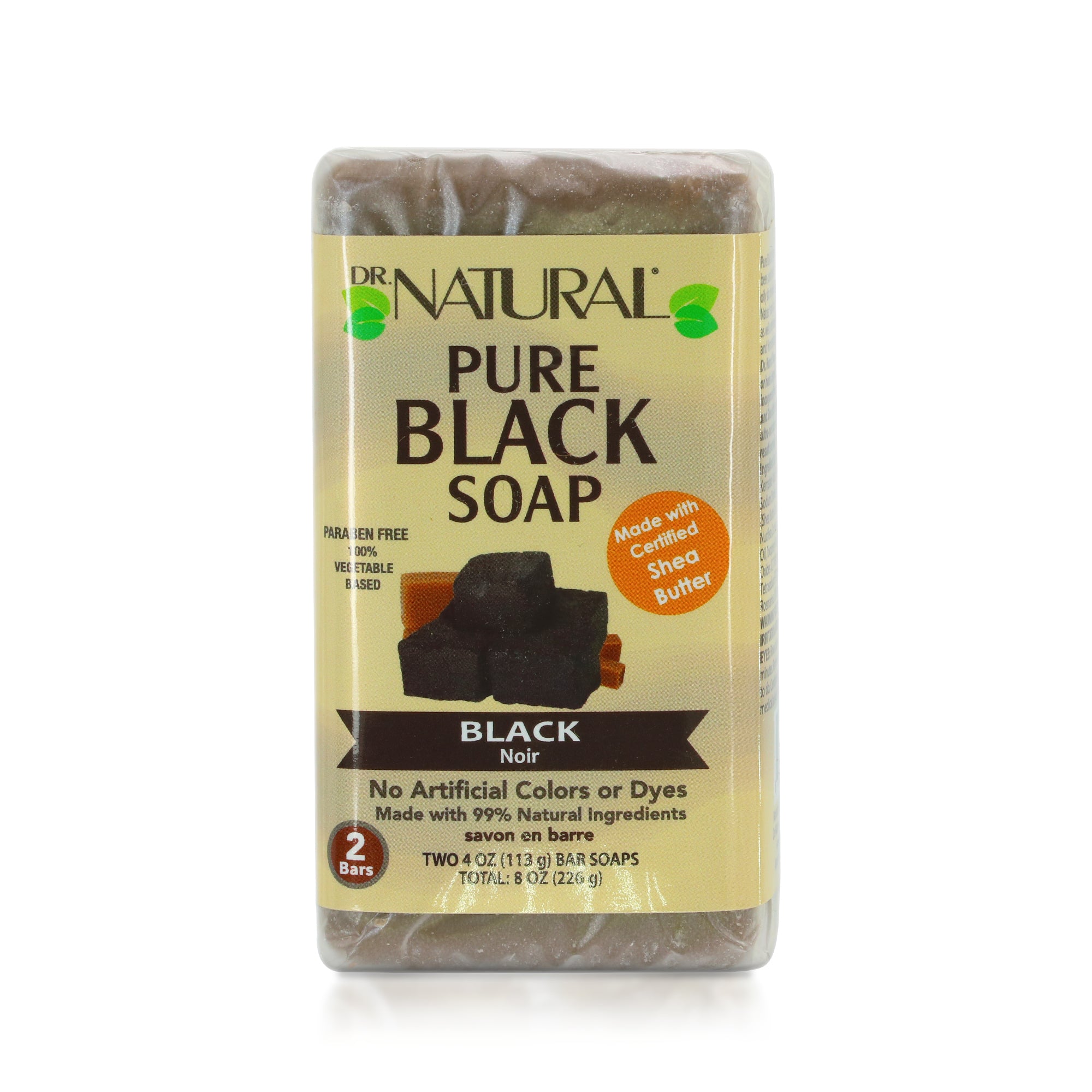 Pure Black Bar Soap (2-Pack)