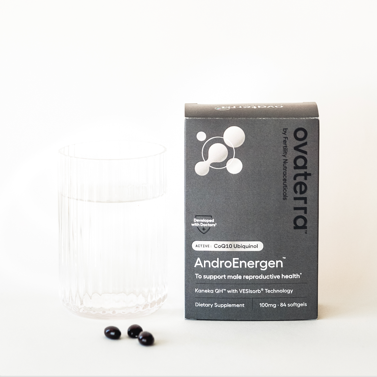 AndroEnergen Ubiquinol CoQ10 for Men 4-Week Pack (84 softgels)
