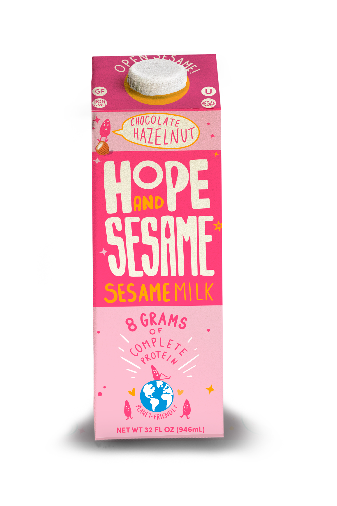 Chocolate Hazelnut Non-GMO Sesamemilk (6 Pack)