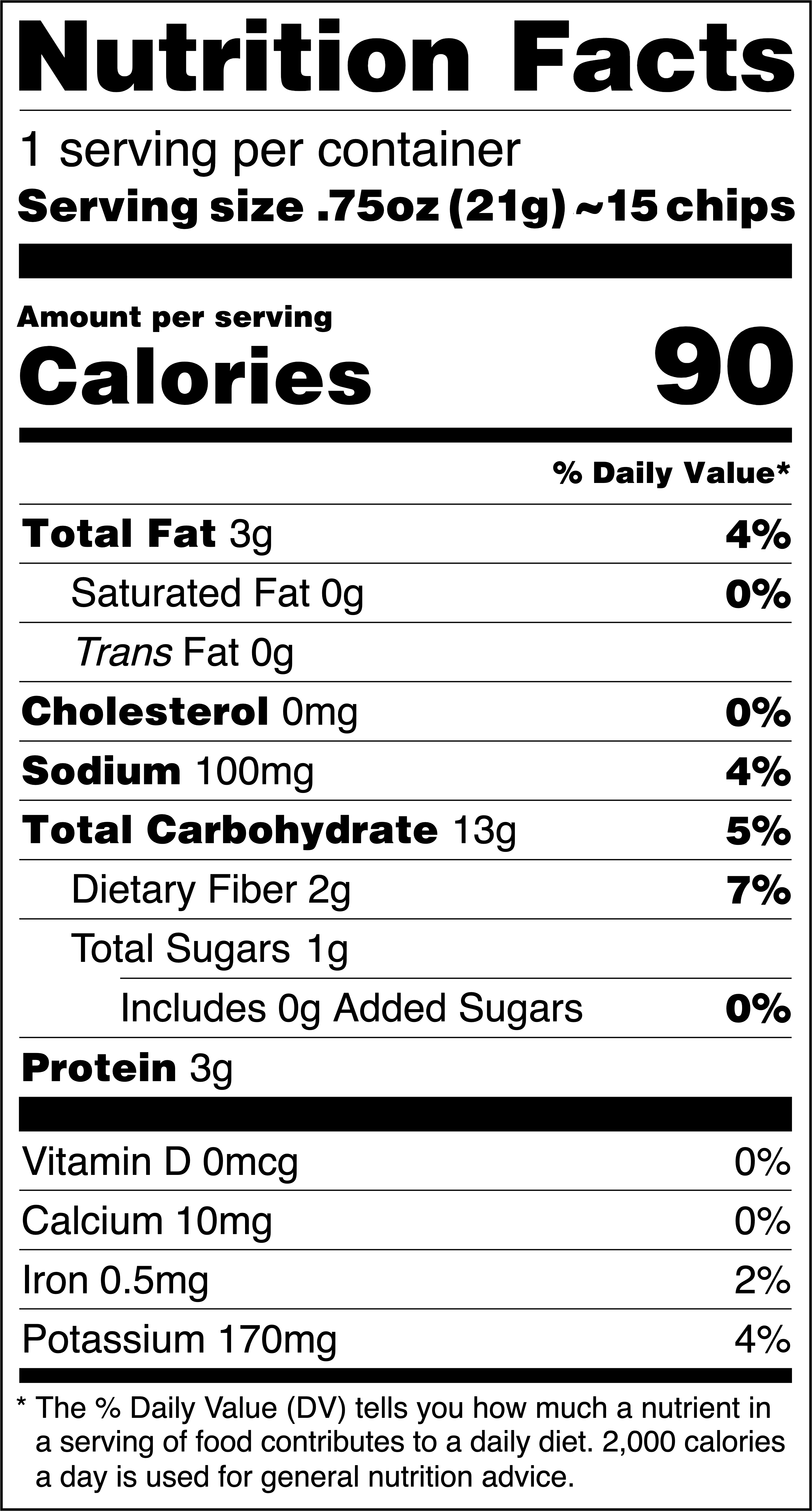 Non-GMO Popped Veggie Chips: Salsa 0.75 oz (20 Pack)