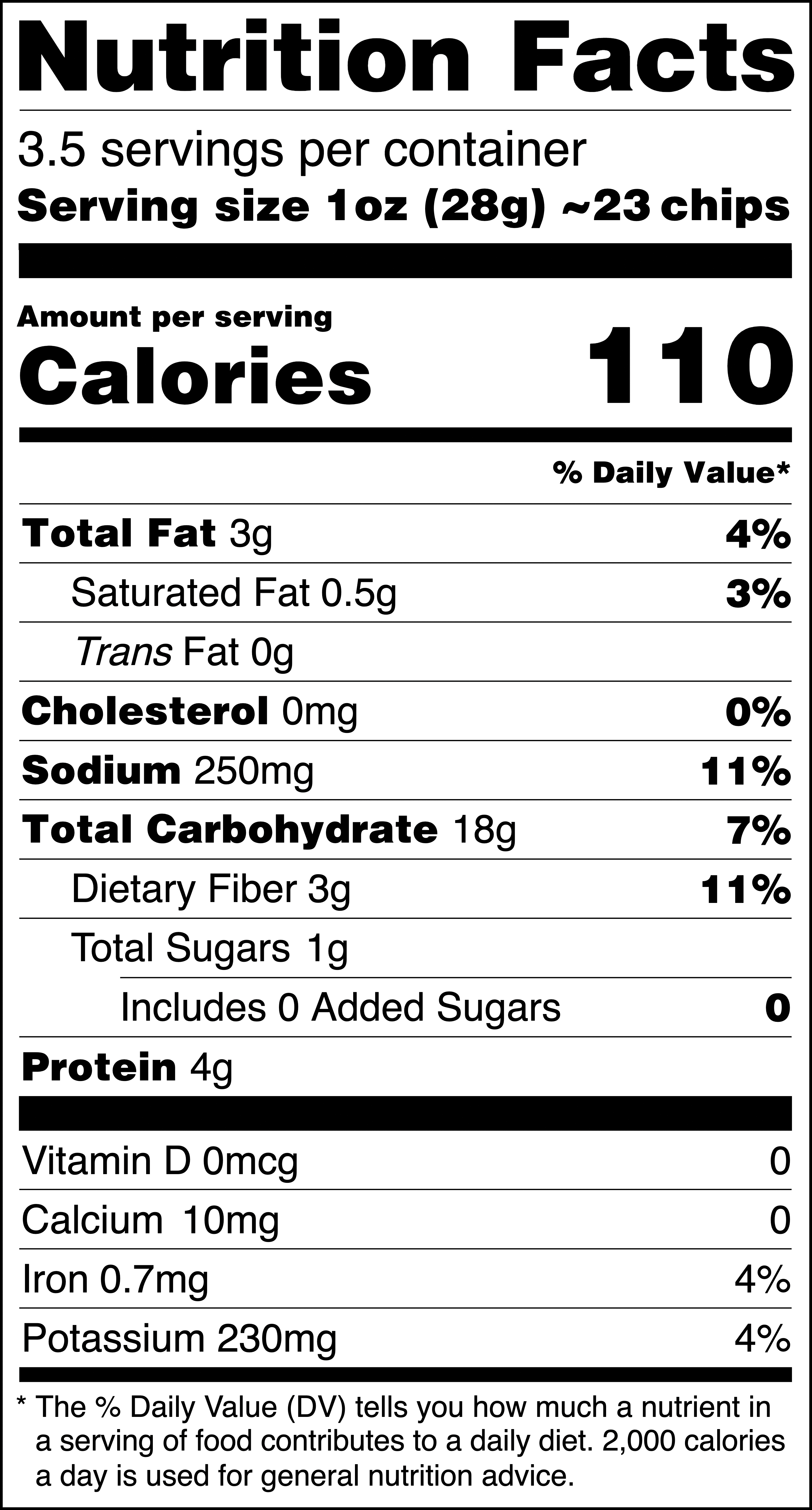 Non-GMO Popped Veggie Chips: Sea Salt 3.5 oz (6 Pack)