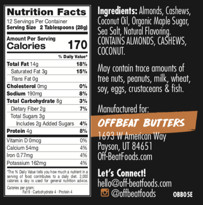 Salted Caramel Almond Butter