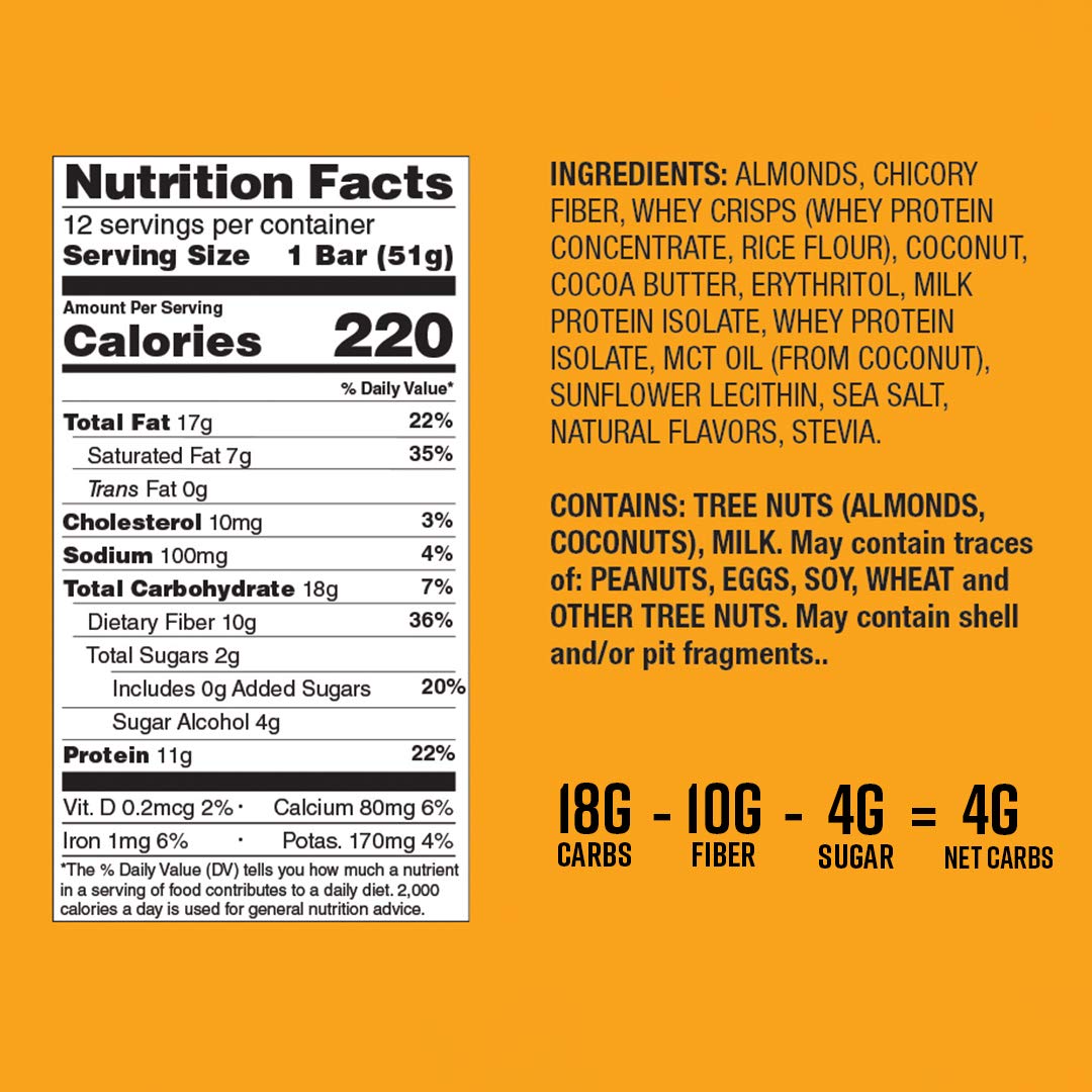 Keto Krisp Almond Butter (Pack of 12)