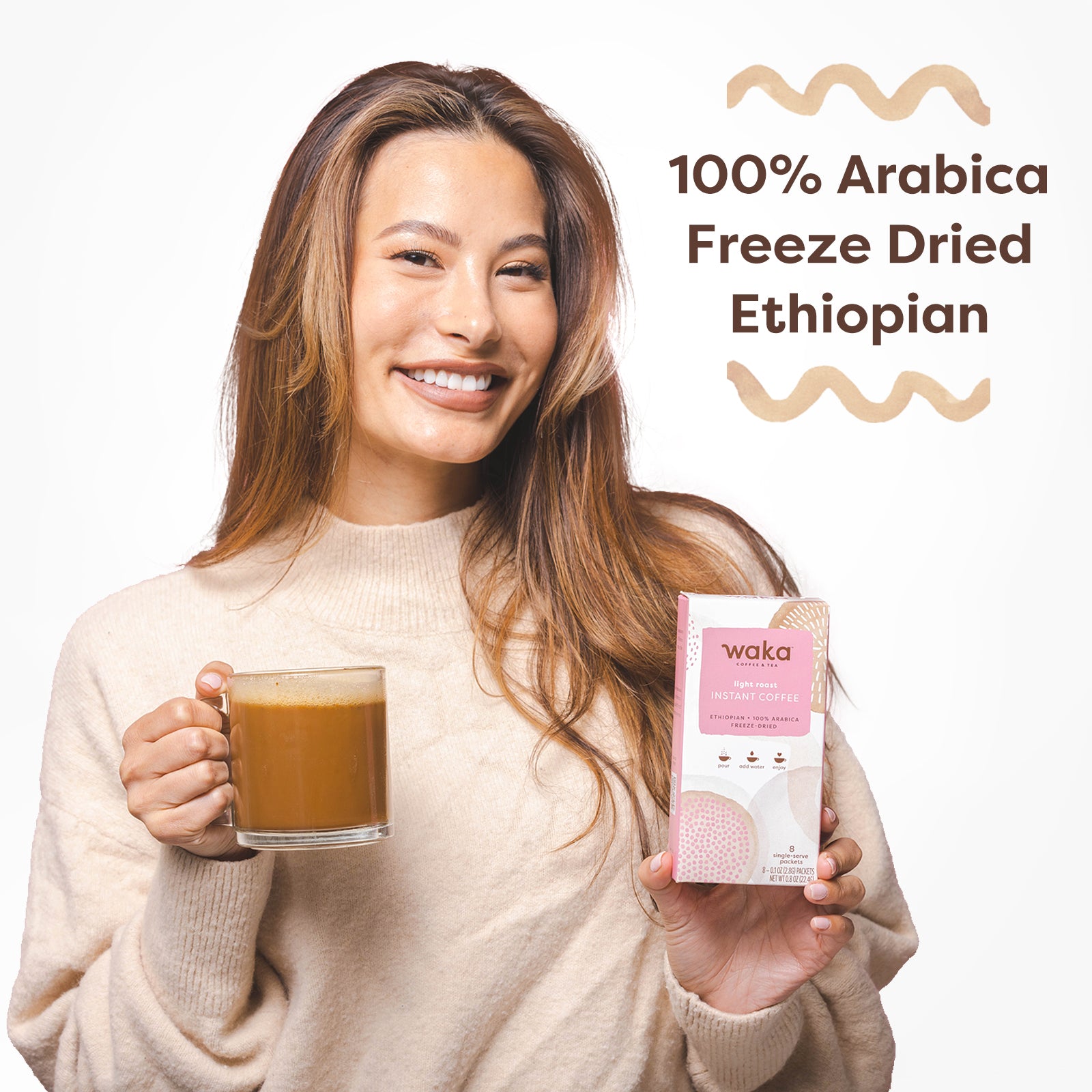 Light Roast Ethiopian Single-Serve Instant Coffee Bundle