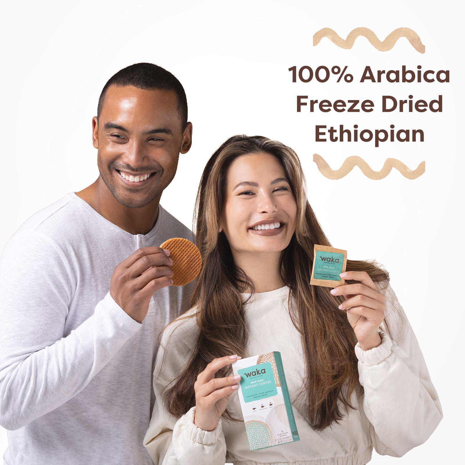 Dark Roast Ethiopian Single-Serve Instant Coffee Bundle