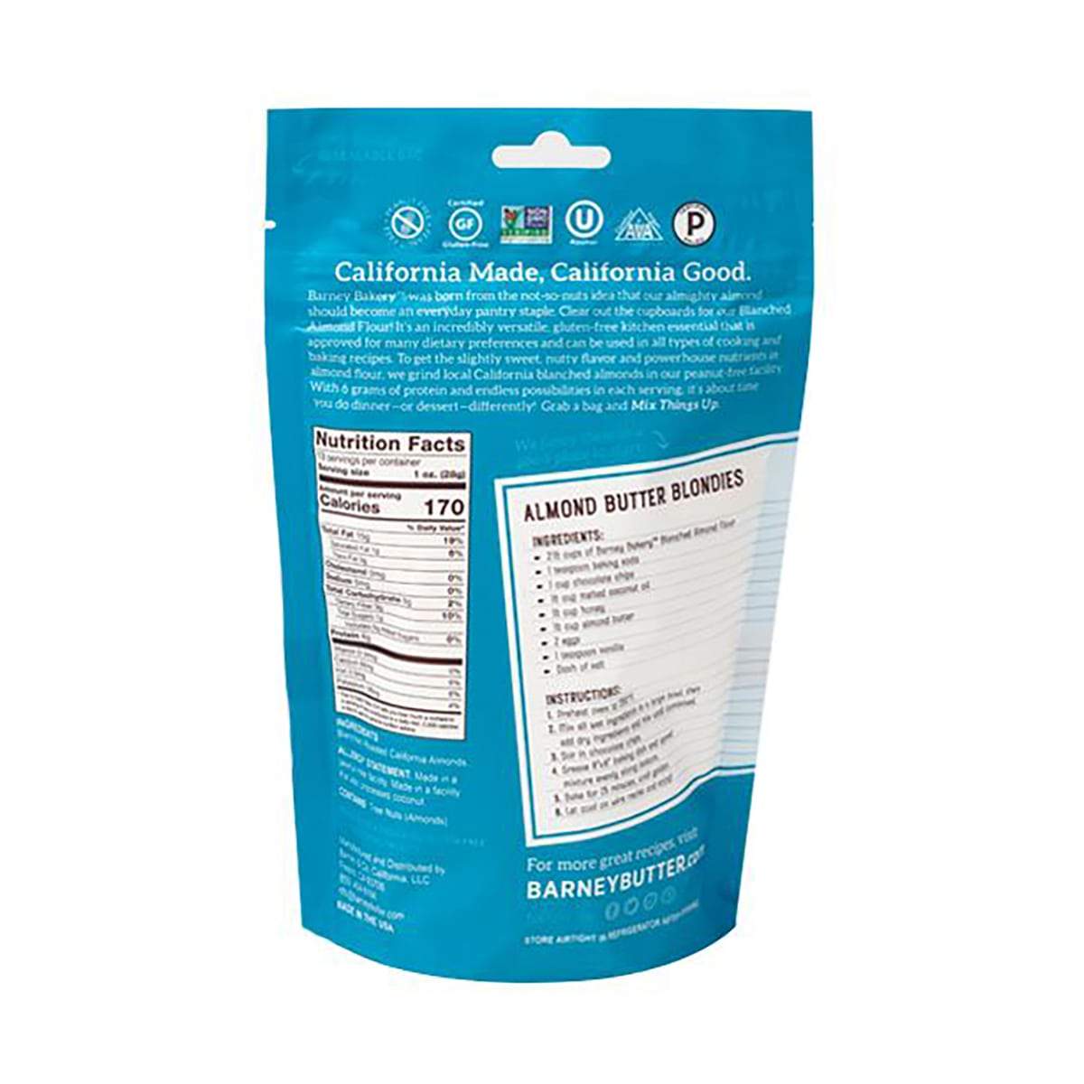 13oz Gluten Free Blanched Almond Flour