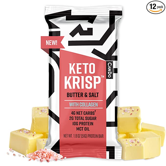 Keto Krisp Butter & Salt Protein Bar (Pack of 12)