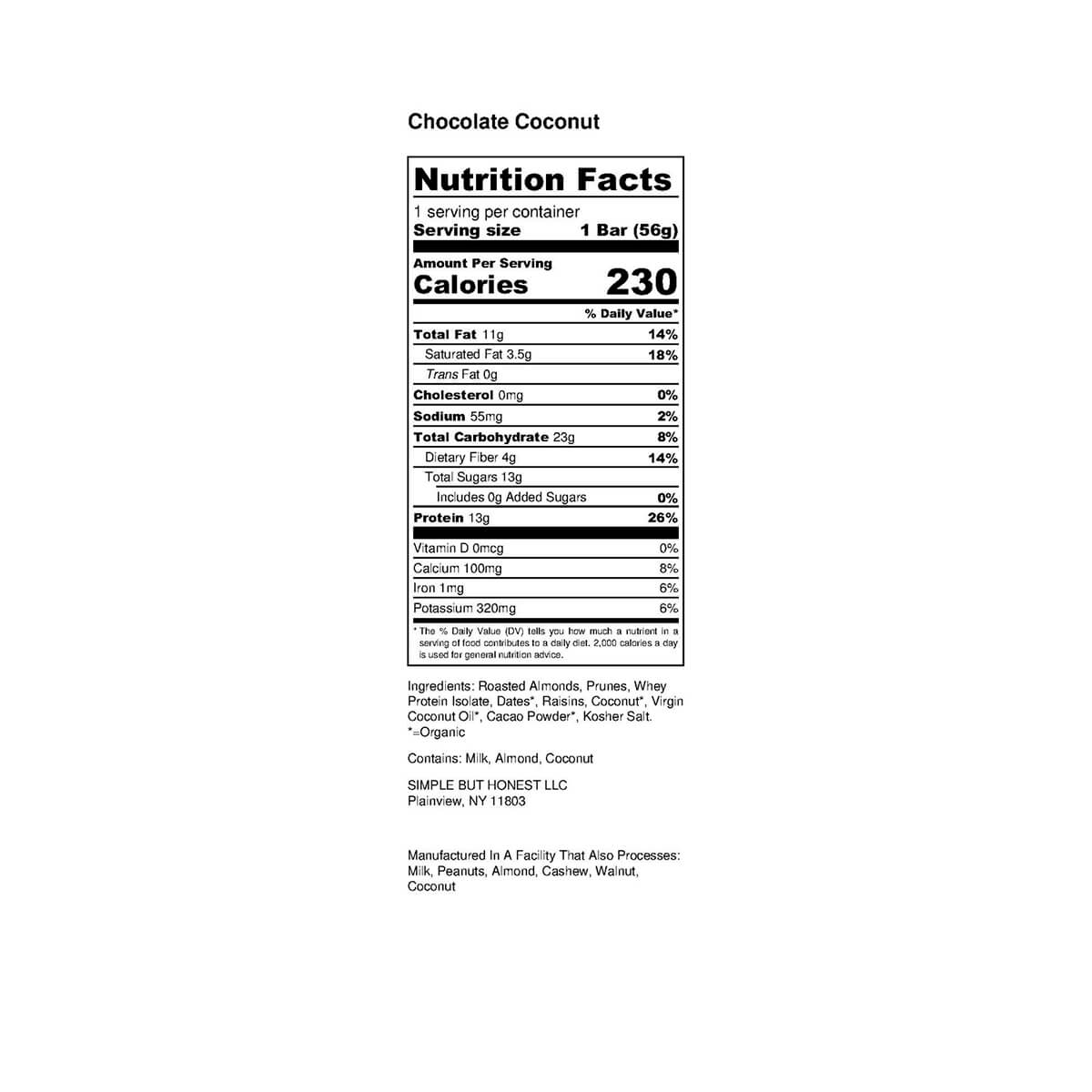 Chocolate Coconut Box (6 Pack)