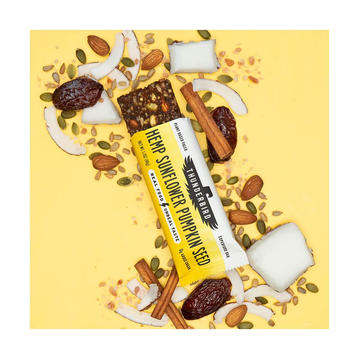 Hemp Sunflower Pumpkin Seed - Box of 12 Bars