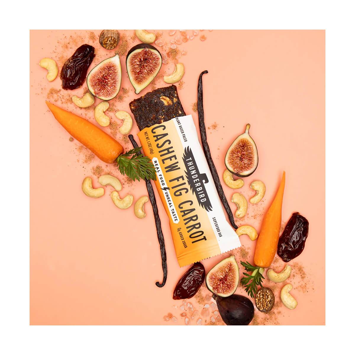 Cashew Fig Carrot - Box of 12 Bars