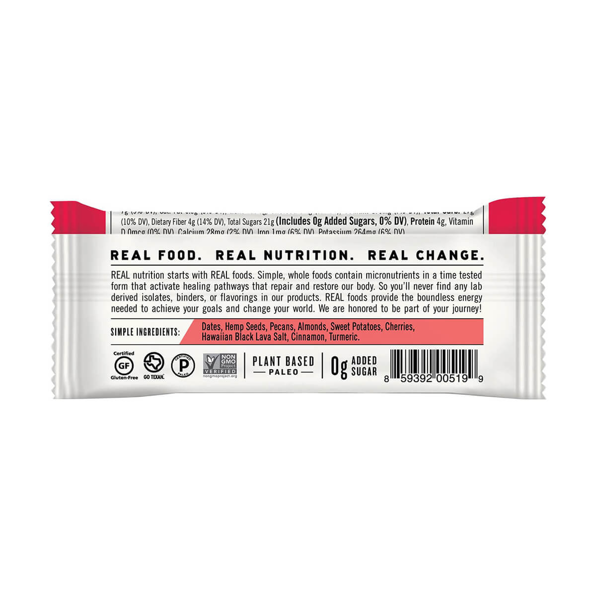 Cherry Hemp Turmeric - Box of 12 Bars