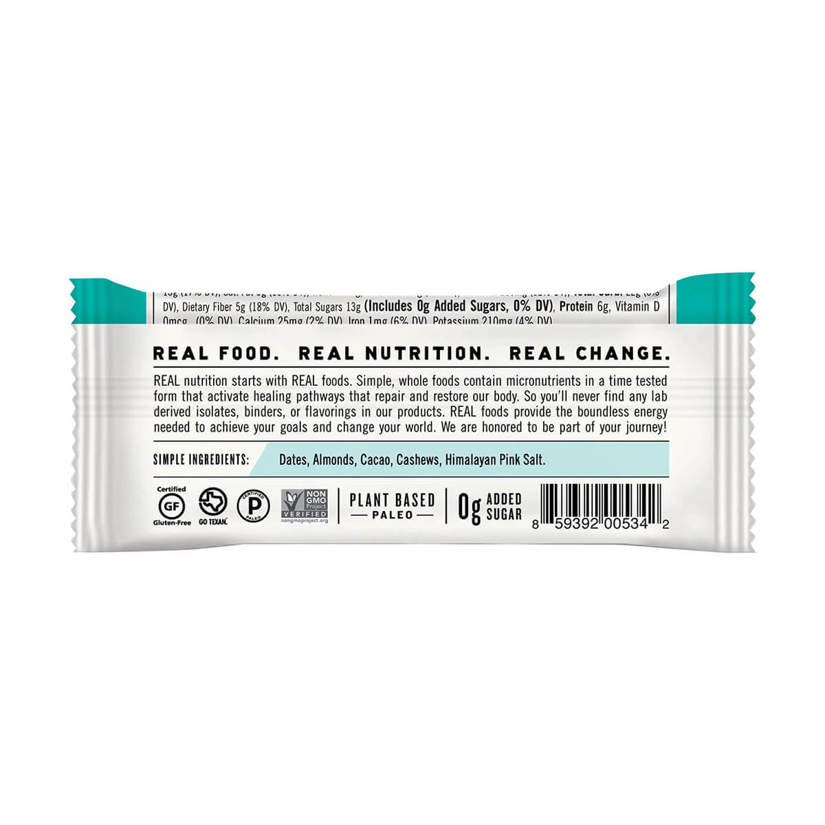 Chocolate Almond Butter Sea Salt - Box of 12 Bars