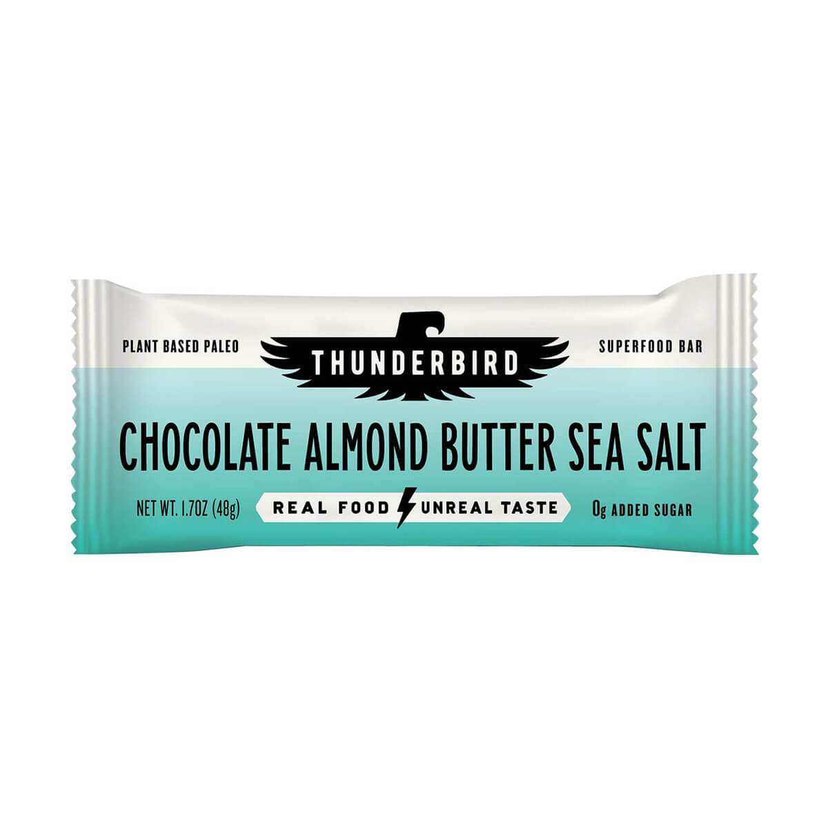 Chocolate Almond Butter Sea Salt - Box of 12 Bars
