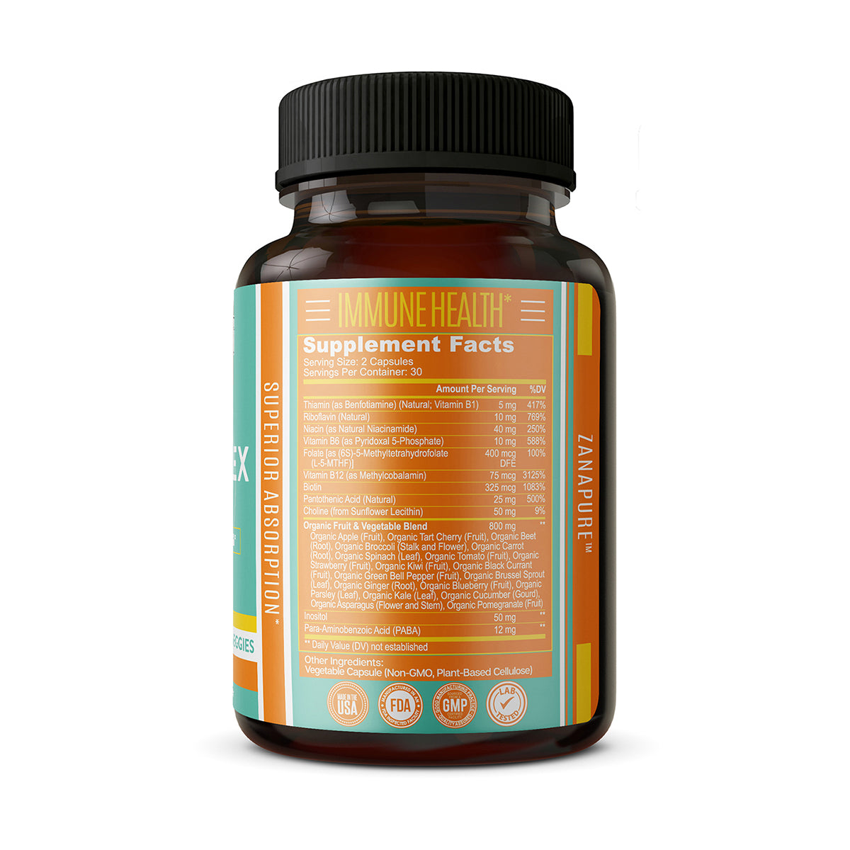 NATURAL B-COMPLEX with Whole Food
