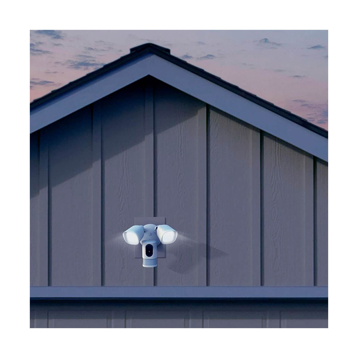2-Way Audio Weatherproof Security Floodlight Camera