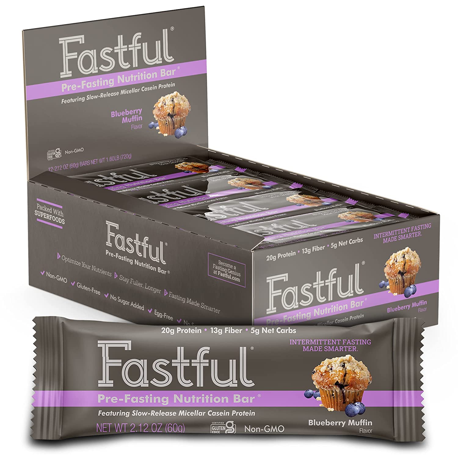 Blueberry Muffin - Box of 12 Bars