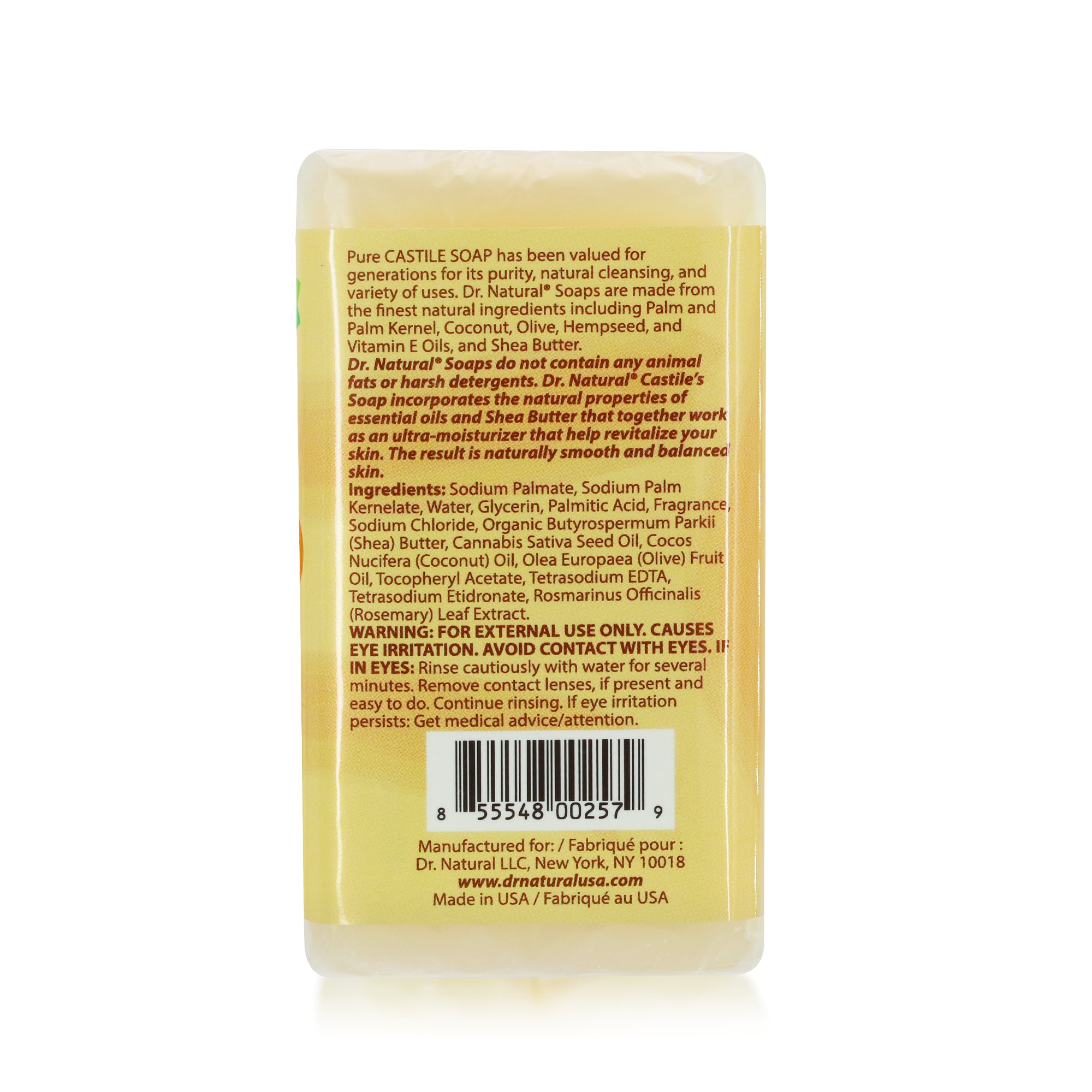 Pure Castile Bar Soap Almond (2-Pack)