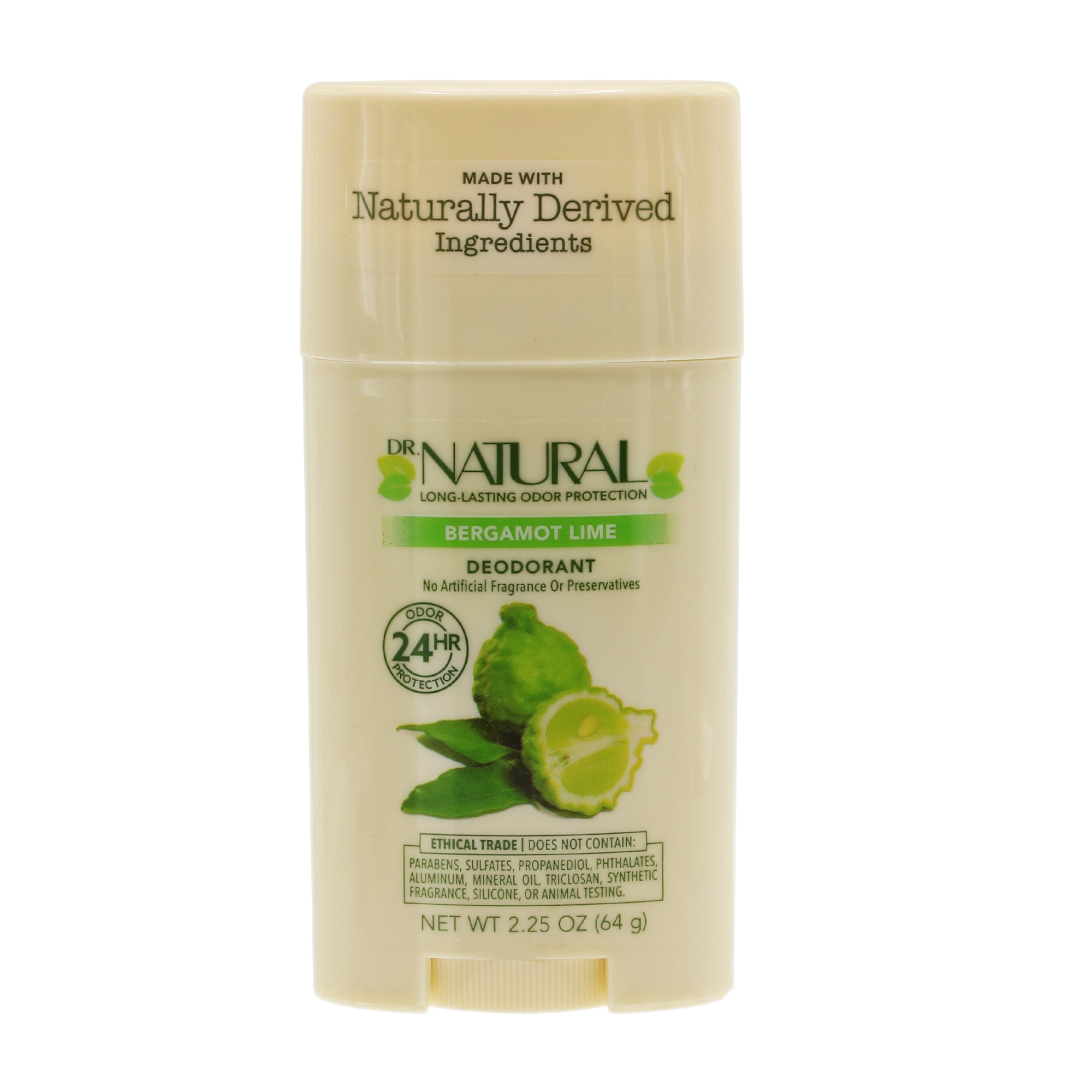 Deodorant Stick Bergamot Lime (2.25 oz)