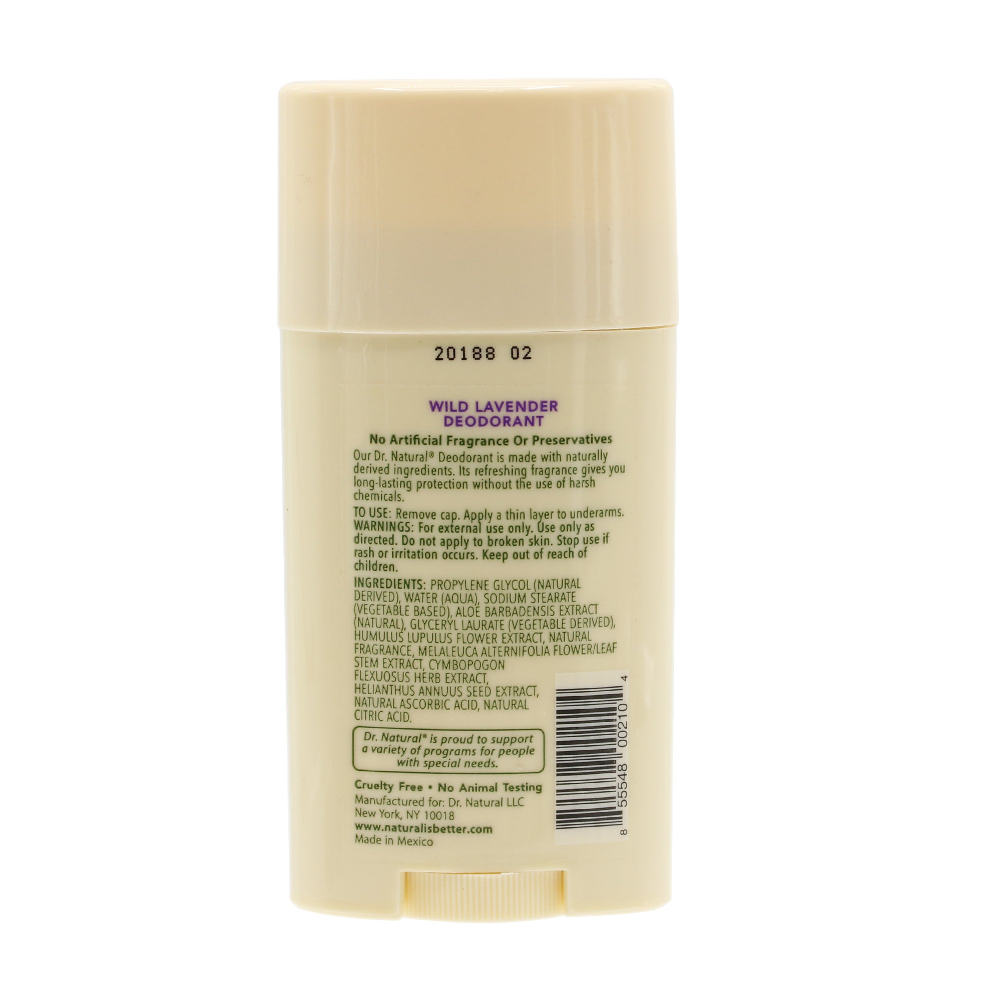 Deodorant Stick Lavender (2.25 oz)