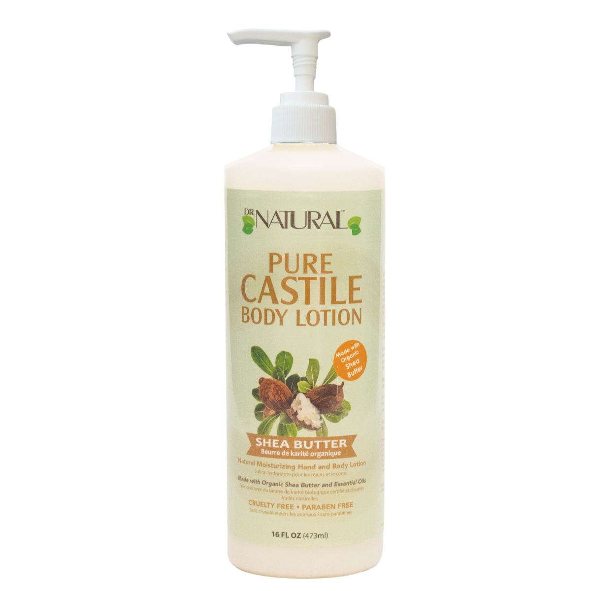 Castile Body Lotion Shea Butter (16 oz)