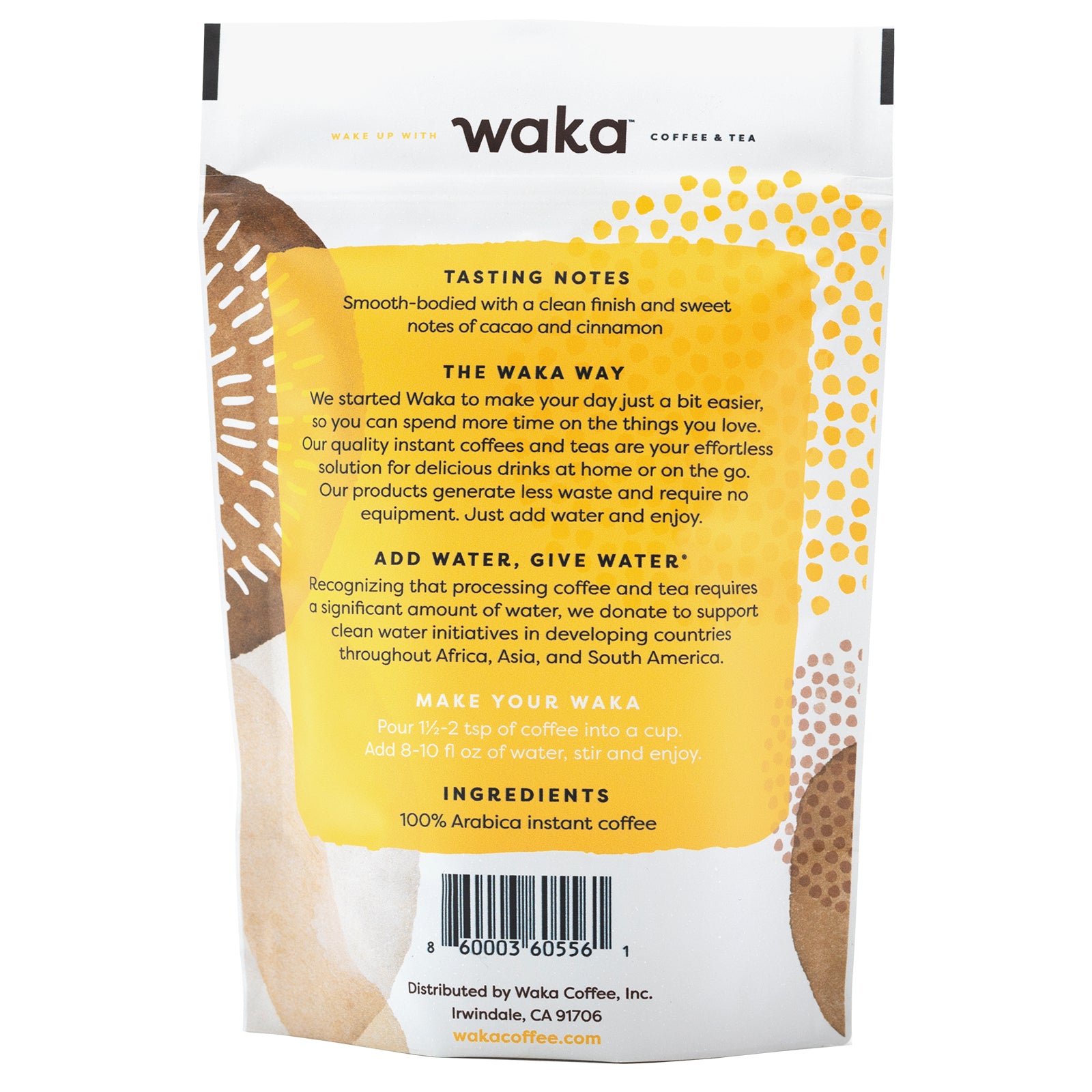 Medium Roast Papua New Guinean Instant Coffee 3.5 oz Bag