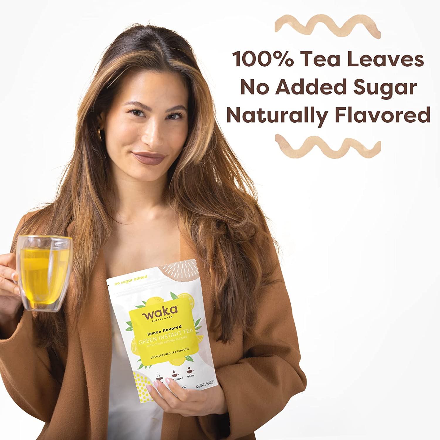 Lemon Flavored Green Instant Tea 4.5 oz Bag